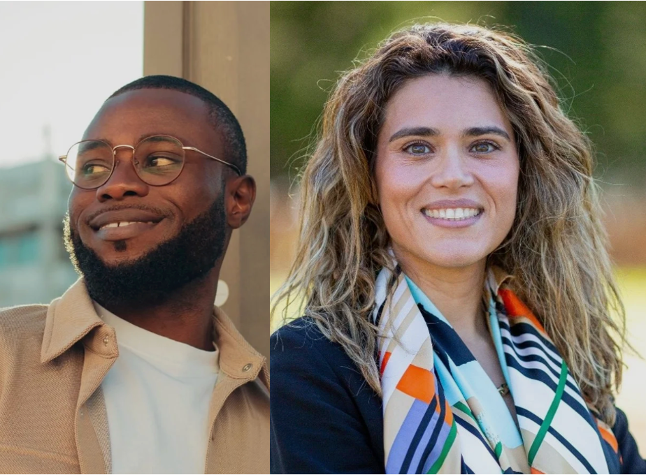 Bhoye Diallo e Filipa Batista