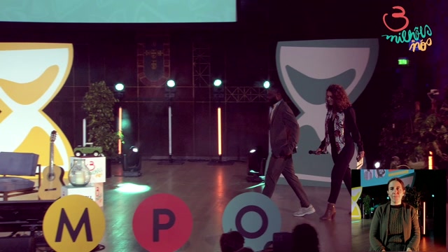 Bhoye Diallo e Filipa Batista